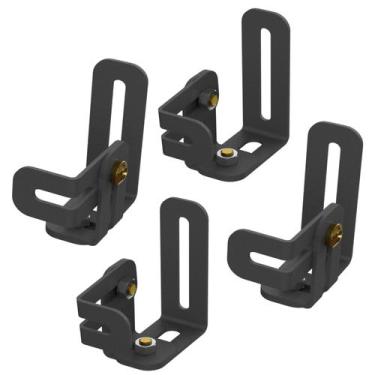 Imagem de Suportes Caixa De Som Home Theater Nfht21 4Unid Preto - Multiforma