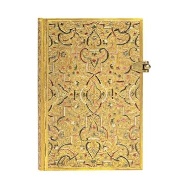 Imagem de Paperblanks Gold Inlay Mini Pautado PB2535-1: Lined Mini
