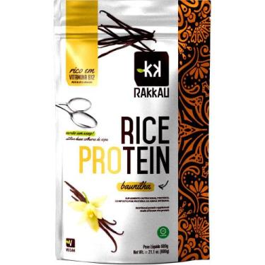 Imagem de Rice Protein Baunilha Rakkau 600g - Vegano - Proteína Arroz