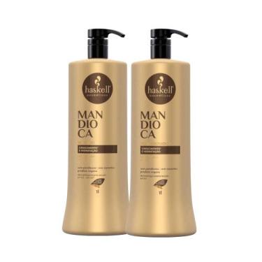 Imagem de Kit Shampoo e Condicionador Hidratação e Fortalecimento Haskell Mandio