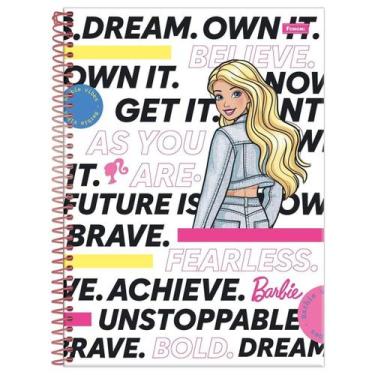 Imagem de Caderno Barbie Capa Dura Espiral 1 Matéria 80 Folhas Escolar