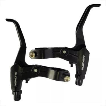 Imagem de Par Manete Maçaneta Freio Alumínio 2 Dedos Wheeling Grau - High One