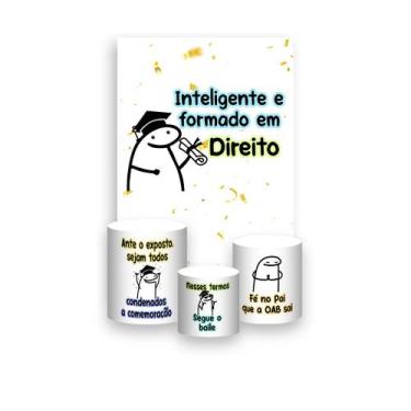 Imagem de Painel De Festa Vertical 1,50 x 2,20 + Trio De Capas Cilindro - Flork 