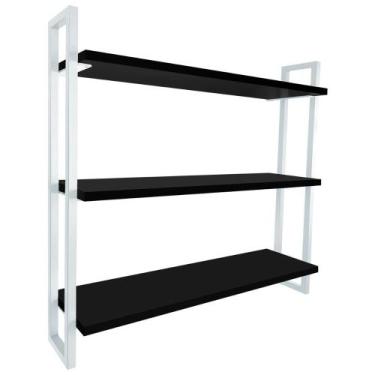 Imagem de Prateleira De Parede Isla - Loja da Isa, Branco/Preto