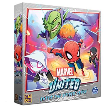 Imagem de CMON Marvel United Enter The Spider-Verse Expansion | Tabletop Miniatures Game | Strategy Game | Cooperative Game for Adults and Kids | Ages 14+ | 1-4 Players | Avg. Playtime 40 Minutes | Made by CMON