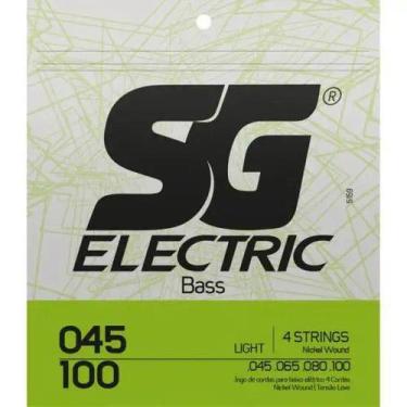Imagem de Encordoamento Para Contrabaixo 4 Cordas .045 Light Niquel Sg