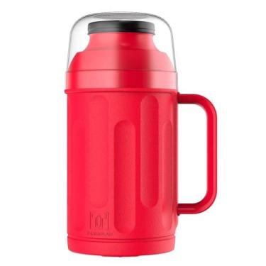 Imagem de Garrafa Térmica Termolar Personal 0,5 Litros Rosca Vermelha, Vermelho,