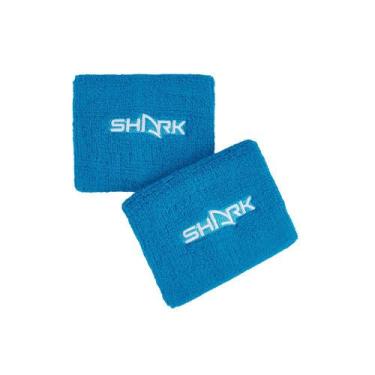 Imagem de Munhequeira Shark - Com 2 Unidades, Azul