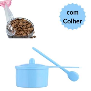 Imagem de Panelinha de Brigadeiro+Colher Panelinha Acrílica Lembrancinha Mini pa