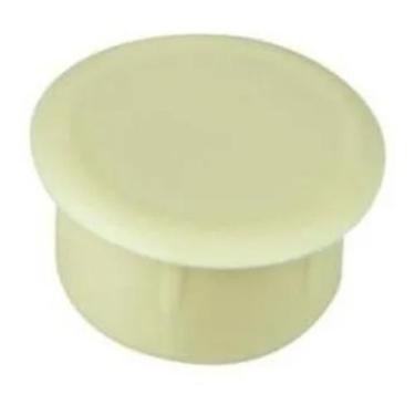 Imagem de Tapa Furo De 12mm Plástico Bege/marfim 100 Unidades - comercial
