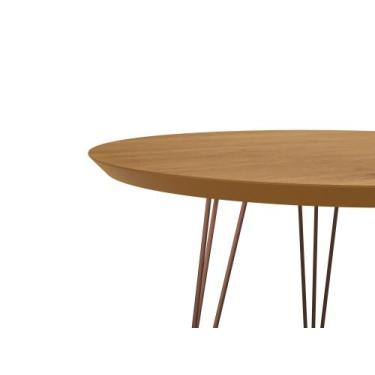 Imagem de Mesa Centro Evolution Decorativa Sala de Estar Patrimar, Cinamomo
