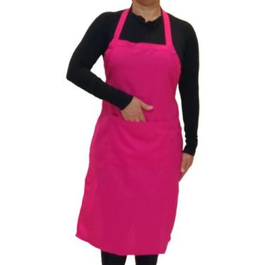 Imagem de Avental de Frente com bolso Oxford - Bazar Neves, Rosa