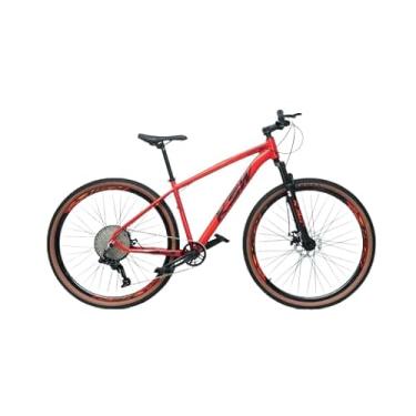 Imagem de Bicicleta Aro 29 Ksw 12v Suspensão C/Trava Freio Hidráulico (Vermelho F, 17)