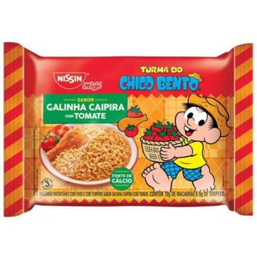 Imagem de Macarrão Instantâneo Nissin Turma do Chico Bento Sabor Galinha Caipira