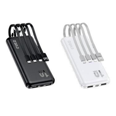 Imagem de Carregador Portátil Sem Fio 4 Saídas Compatível A'gold Carregamento Ul