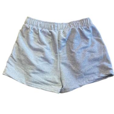 Imagem de Short Feminino Moletom Moletinho Shortinho Soltinho Confortável Algodã