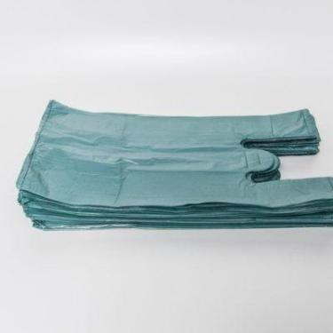 Imagem de Sacola Reciclada 70 X 90 Verde Pacote Com 5 Kg 100 Unidades - Higipack