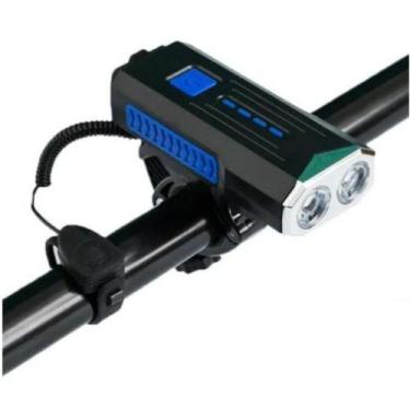 Imagem de Farol Lanterna Luz Bike 2 Led Cree T6 Recarregável Usb 8554 - Lintian