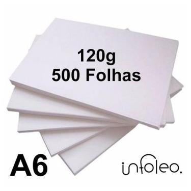 Imagem de Papel Offset A6 120g Branco - 500 Folhas - Chambril