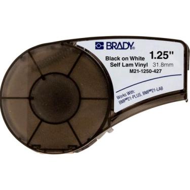 Imagem de Etiqueta Vinil  Autolaminada Branca Brady 31,75 mm x 4,27 m  M21-1250-