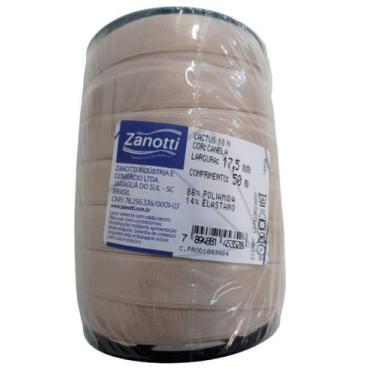 Imagem de Alça Moda Intima Gravata 13 Zanotti Rolo 50m X 12,5mm F08, Canela