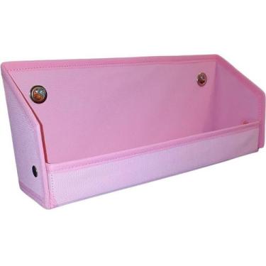 Imagem de Prateleira/revisteiro em tnt de 37x15 - ORGANIBOX, ROSA
