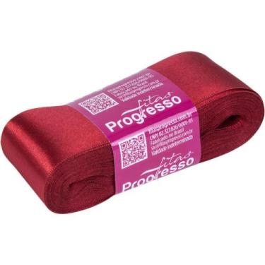 Imagem de Fita de Cetim 38MM 10M Vinho 389 - Fitas Progresso
