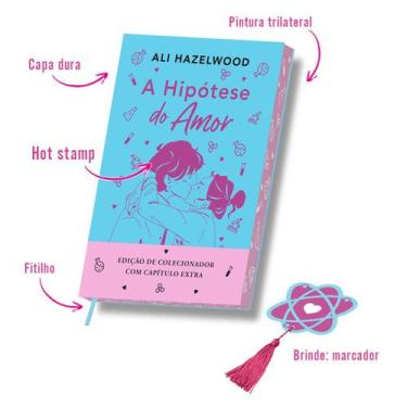 Imagem de Livro de Romance, A hipótese do amor, Edição de colecionador em capa d