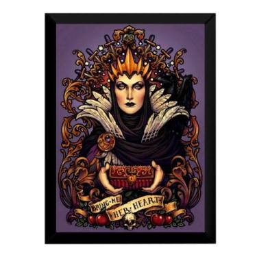 Imagem de Quadro Arte Rainha Má Feiticeira Filme Branca De Neve - Fanarte