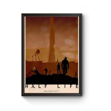 Imagem de Poster Moldurado Arte Game Half Life 2 Quadro - Fanarte