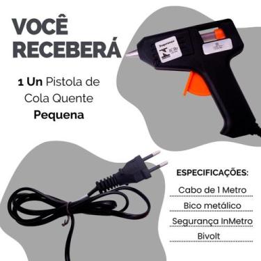 Imagem de Kit Cola Quente Pequena Grande Para Artesanato - Escolha Seu Kit - Pis