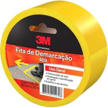Imagem de Fita de Demarcação 50mmx30m Amarela 3M