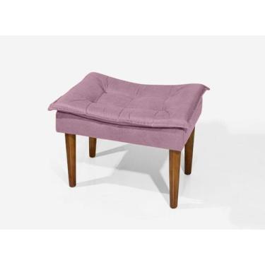 Imagem de Banquinho para penteadeira espuma d-28 pillow pes palito - DELACOSTE E