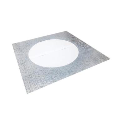 Imagem de Acabamento De Forro P/ Duto 12" 40x40 Galvanizado Chamine - LAURINDO'S