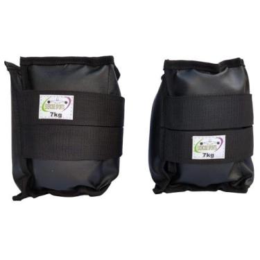 Imagem de Caneleira / Tornozeleira Profissional 7 KG - Exercise Sports, Preto