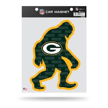 Imagem de Rico Industries NFL Football Green Bay Packers Bigfoot Big Foot Badge Magnet - para carro, geladeira