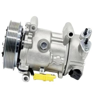 Imagem de Compressor AC SD6C12 compatível com PEUGEOT 208 2008 compatível com Citroen C3 DS3 Berlingo 96786560 9659875780 6453QK 9678656080 6453QJ 6453WL 96519109