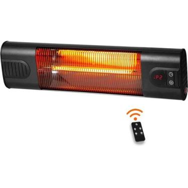 Imagem de Aquecedor Infravermelho Pamapic PH-SLBG 1500W 110V (para Fixar Na Pare