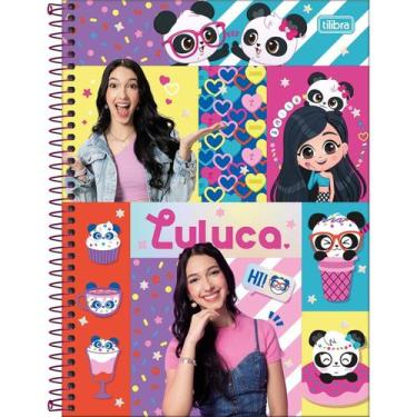 Imagem de Caderno Espiral Capa Dura Connect Luluca 80 Folhas Tilibra, Lilás