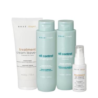 Imagem de Kit Braé Stages Oil Control Duo Leave-in Oil (4 produtos)