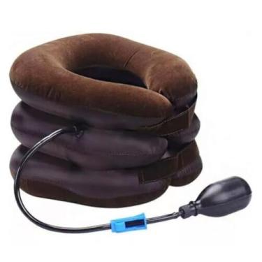 Imagem de COLAR TRAVESSEIRO ALMOFADA PARA PESCOÇO CERVICAL INFLAVEL