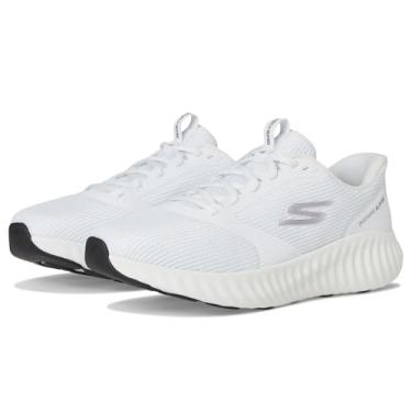 Imagem de Skechers Tênis masculino Hands Free Slip-ins Go Run Now, Branco/preto, 39