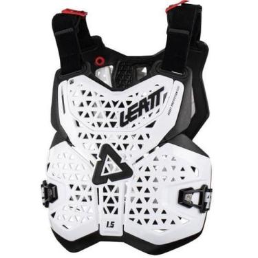Imagem de Colete Motocross Proteção Leatt 1.5 Branco Trilha Off Road