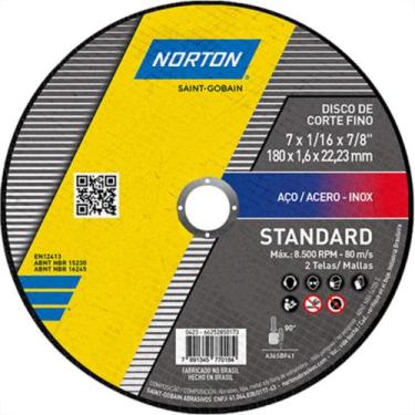 Imagem de Norton Disco Nort.Inox 7'' X 1,6 Standard
