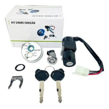 Imagem de Kit Chave Ignição Biz 125 2009 A 2015 Completo - Pandao