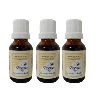 Imagem de Kit 3 Própolis L-30 Aromatizante Bucal 20Ml - Essenza