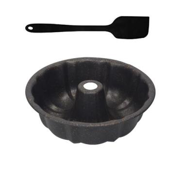 Imagem de Forma para Flan Pudim bolo cone no meio com espatua - MIMO