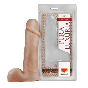 Imagem de Pênis Realístico Maciço 18,4 X 4Cm Prazer Intenso e Autoconhecimento Desfrute de Orgasmos