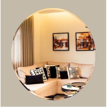 Imagem de Espelho redondo com bisotê - Mobília Express, Plus Size