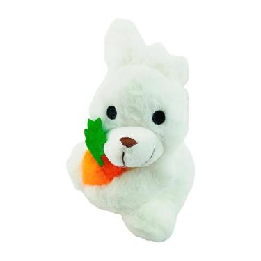 Imagem de Coelho de Pelúcia Coloridos Mácil Fofinho Decoração de Cama e Mesa 24c